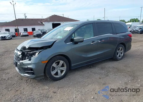 2020 Honda Odyssey Ex из США, поврежденный, VIN 5FNRL6H50LB005092